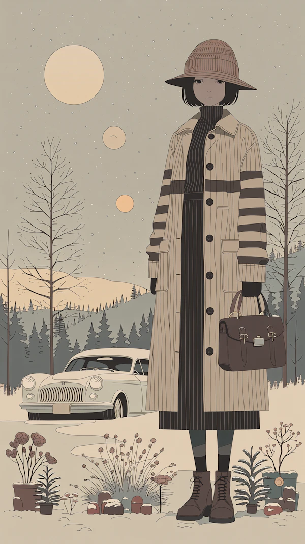 Winter Surreal Scene