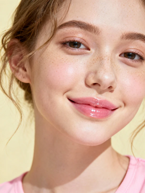 Smiling Freckled Portrait
