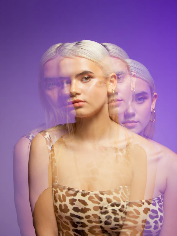 Surreal Blonde Portrait