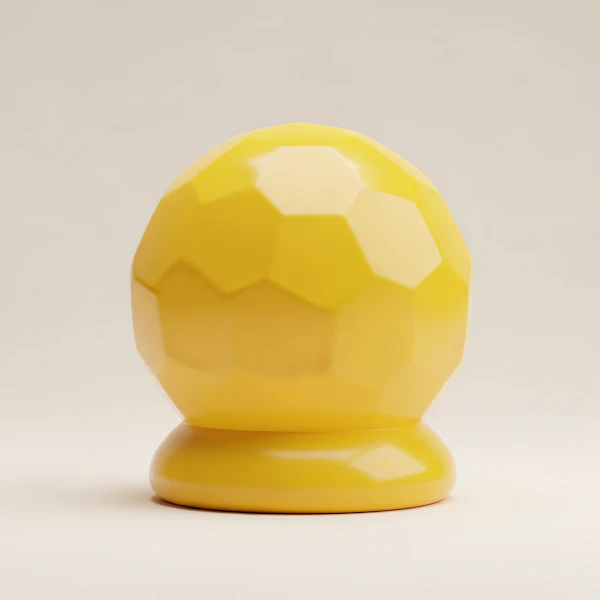 Yellow Geometric Object