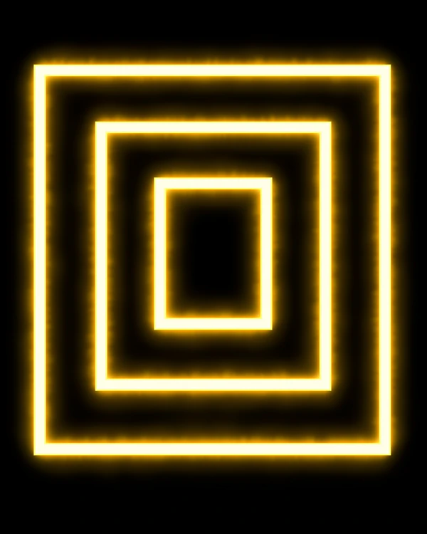 Glowing Neon Squares