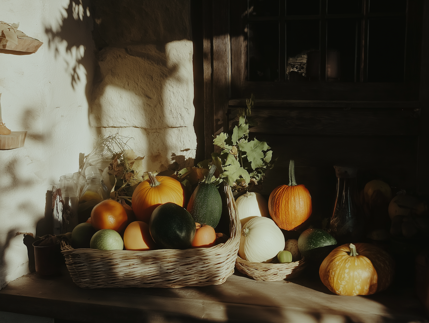 Rustic Harvest Scene