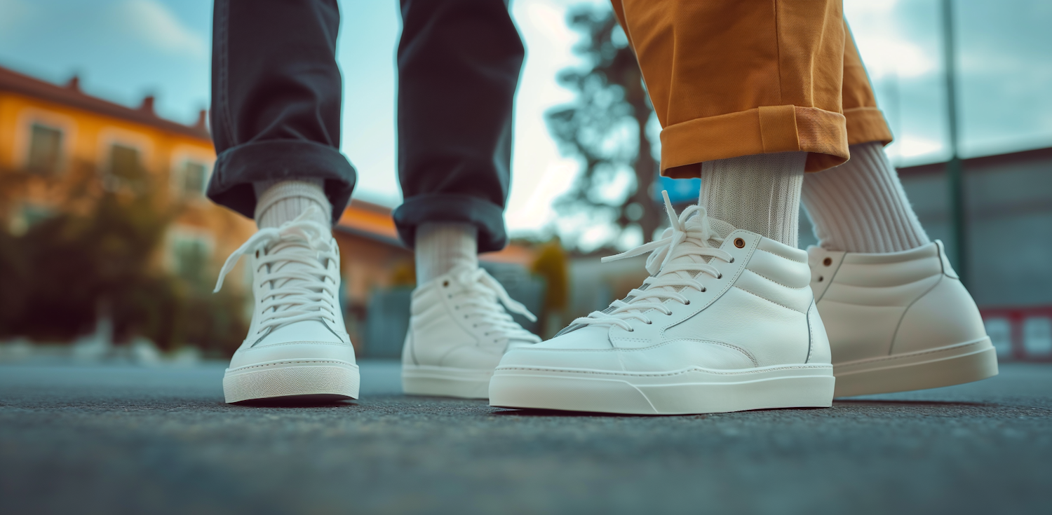 Twilight Companionship in Sneakers