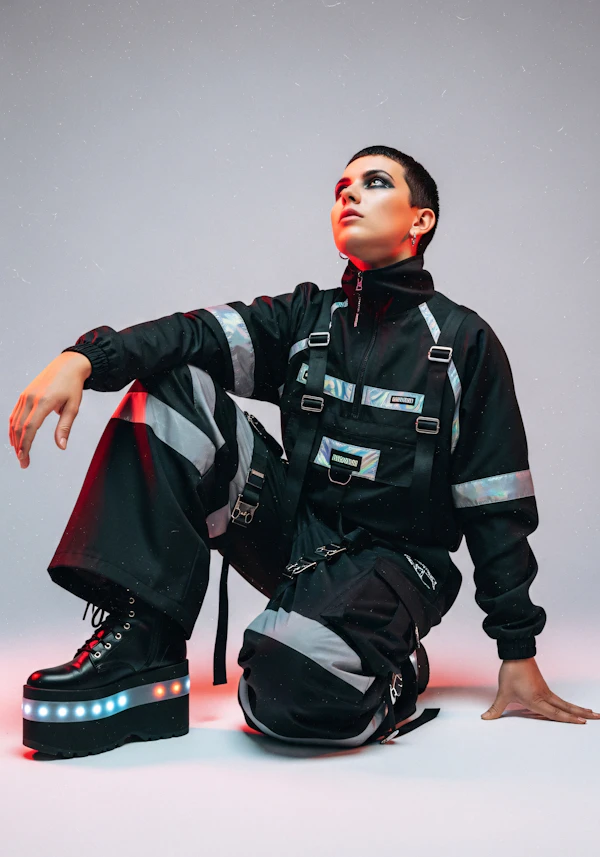 Futuristic Fashion Pose