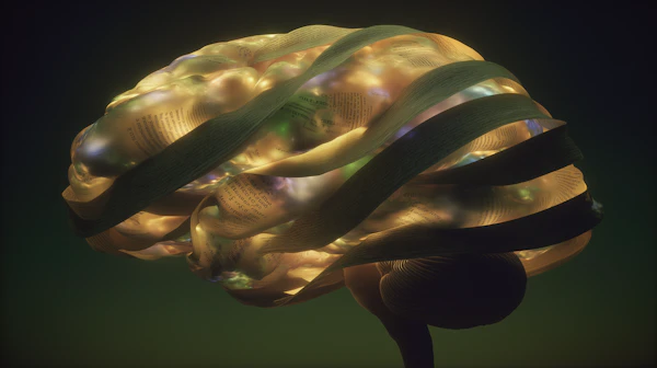 Illuminated Brain Art