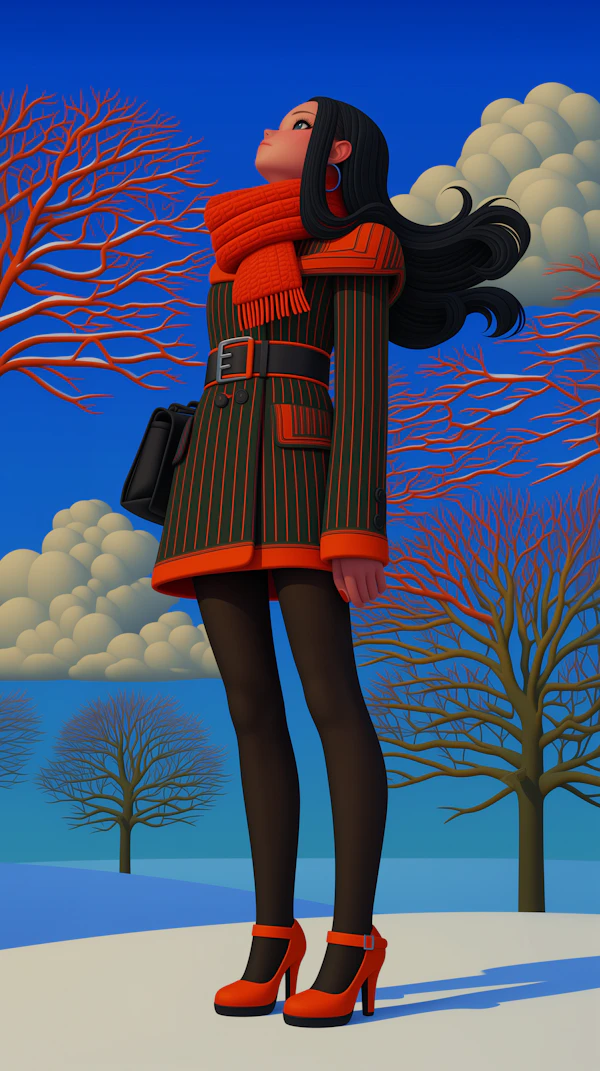 Winter Fashion Scene