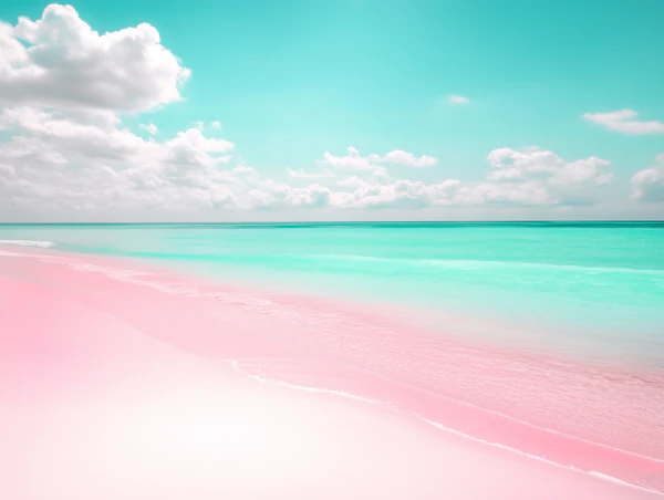 Pastel Beach Serenity