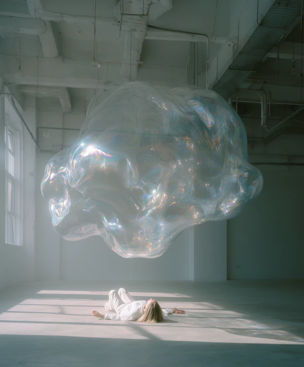 Surreal Bubble Scene