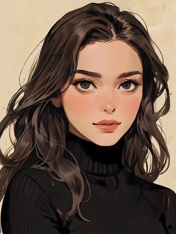 Elegant Portrait Artwork