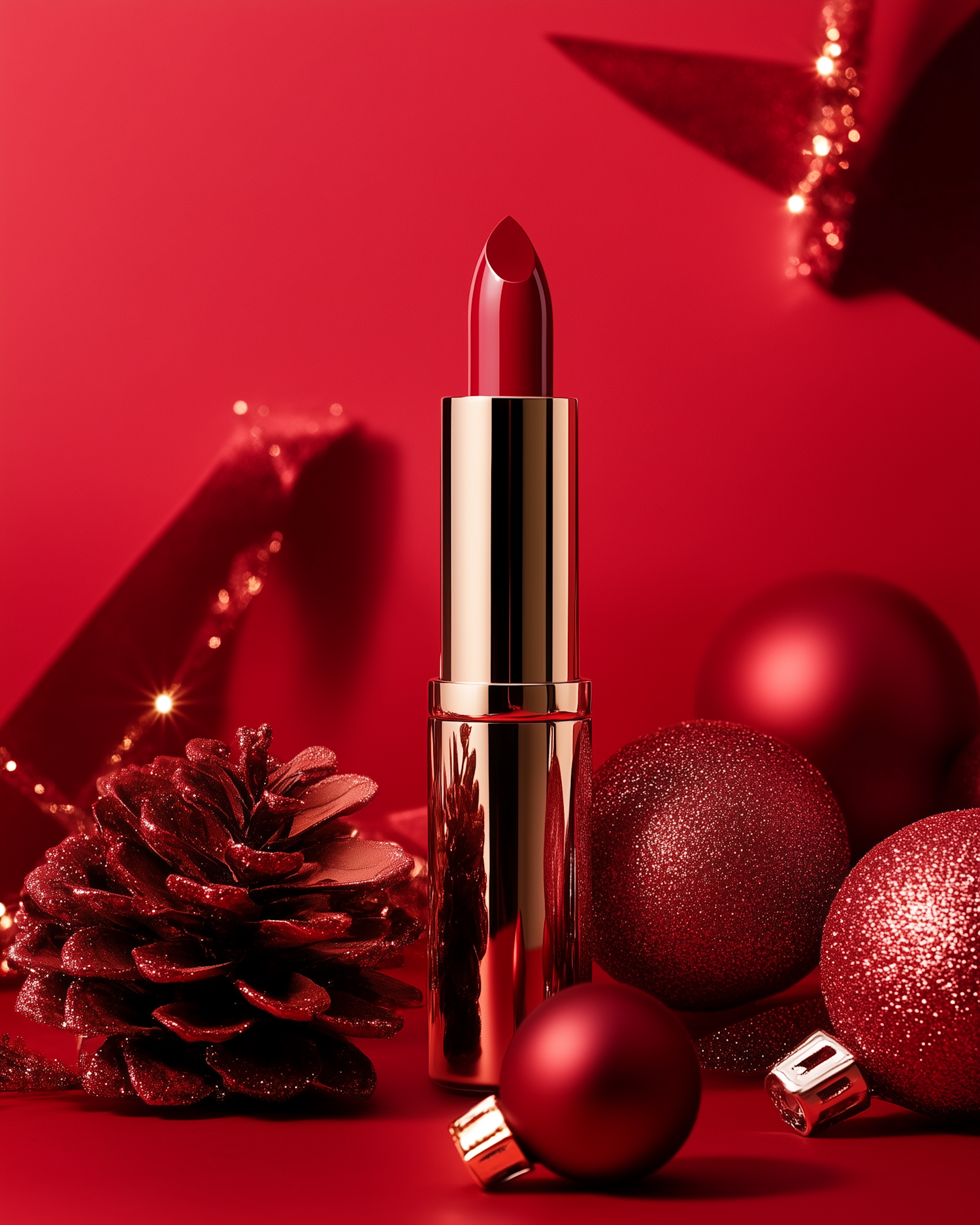 Festive Red Lipstick