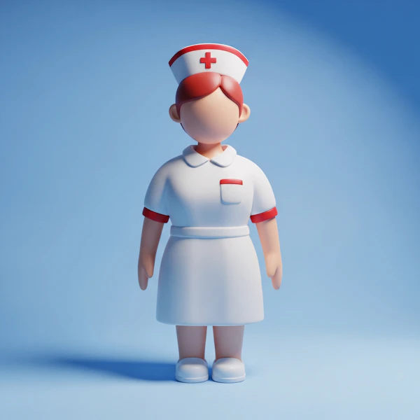 Stylized Nurse Figure