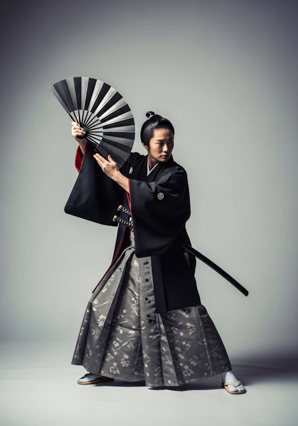 Traditional Japanese Pose