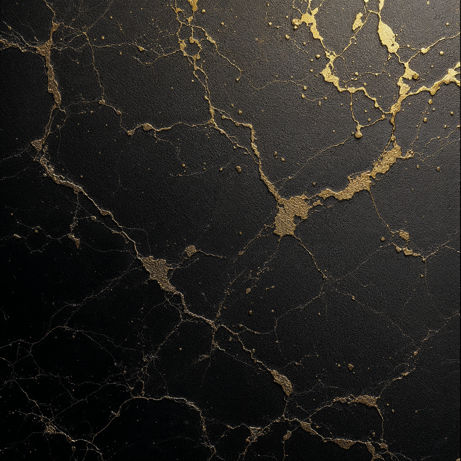 Gold Veins on Dark Background