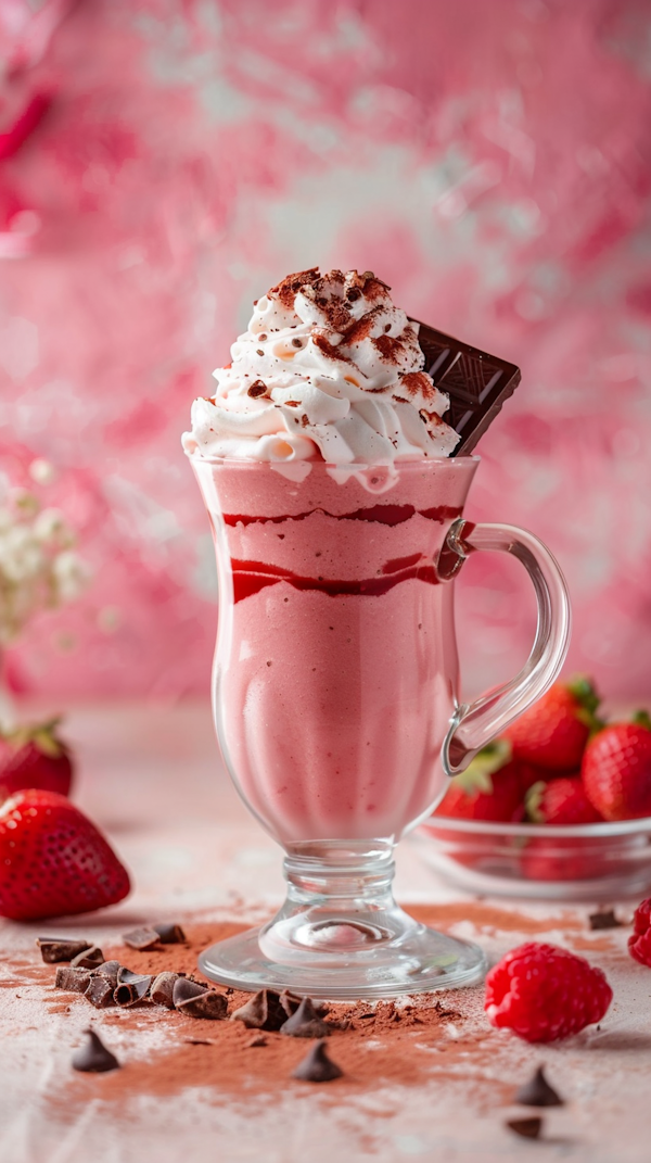 Strawberry Milkshake Indulgence