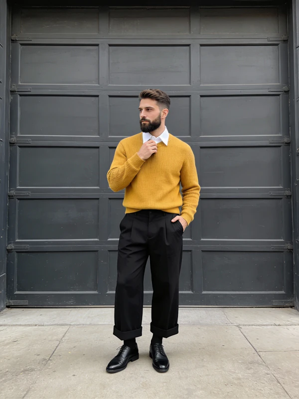 Stylish Man Posing