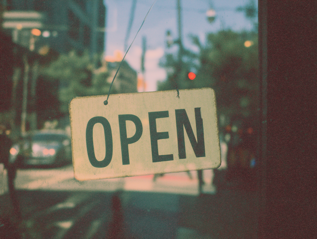 Vintage Open Sign