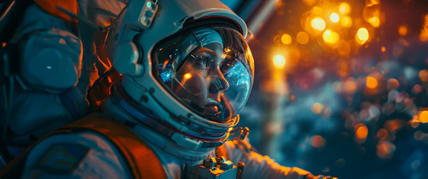 Astronaut in Space Suit