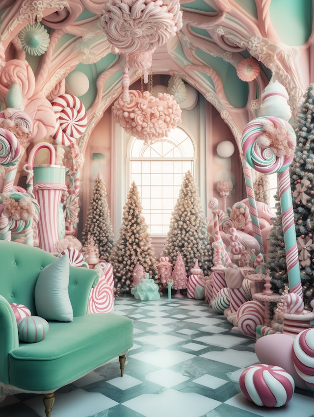 Whimsical Candy-Themed Room