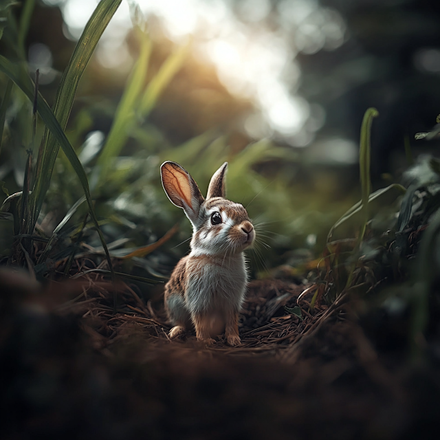 Rabbit in Natural Setting