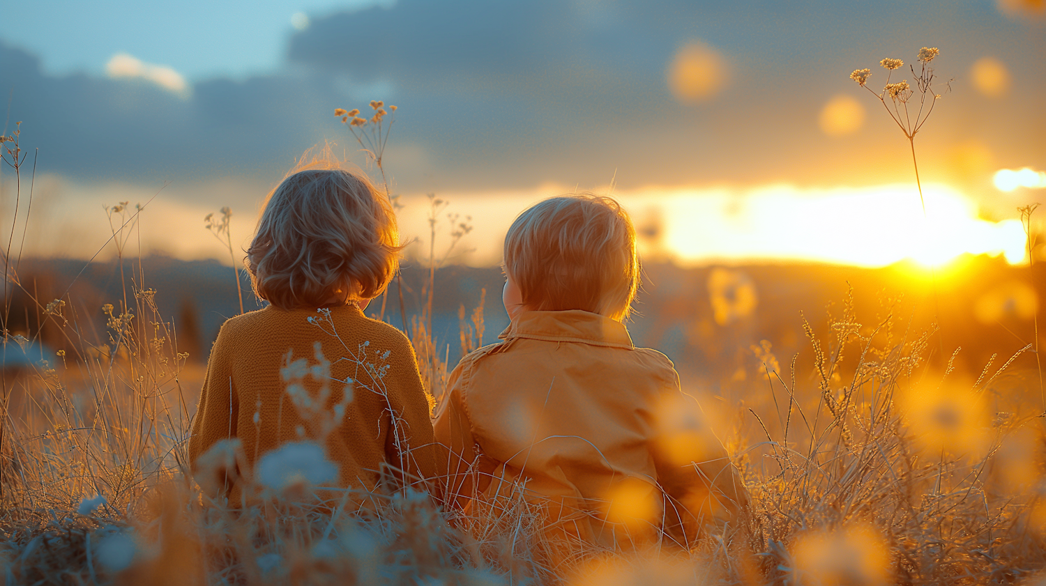 Serene Sunset Watchers