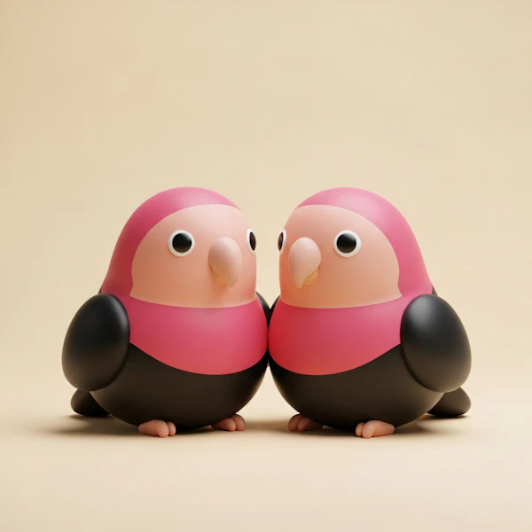 Stylized Bird Figurines