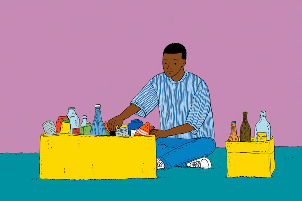 Organizing Bottles Scene
