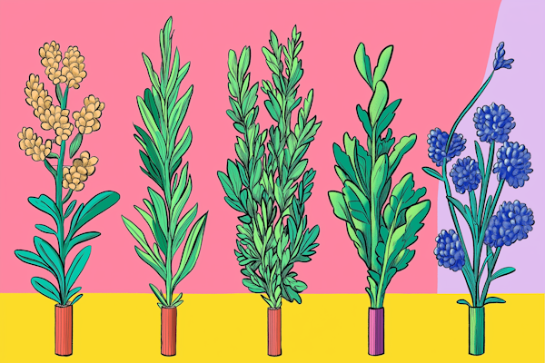 Vibrant Illustrated Plants