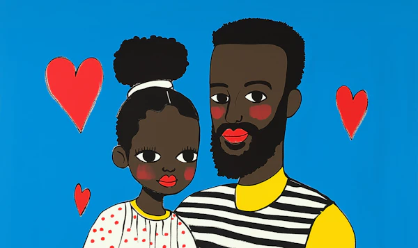 Stylized Family Illustration