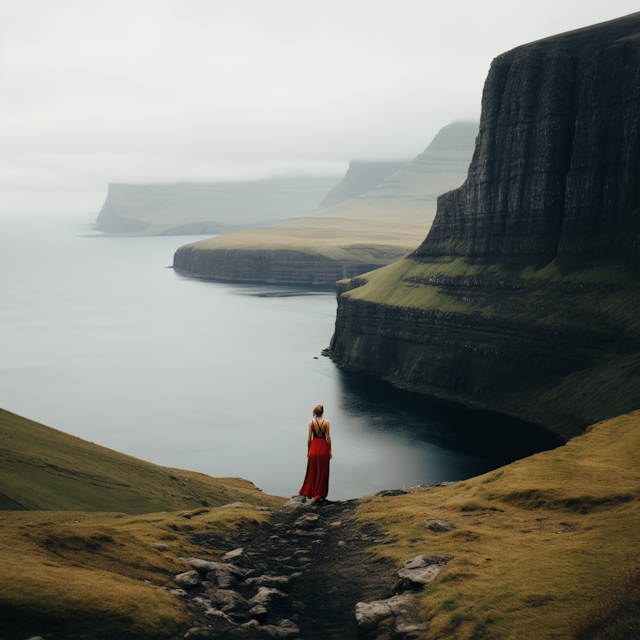 Solitude by the Sea Cliffs