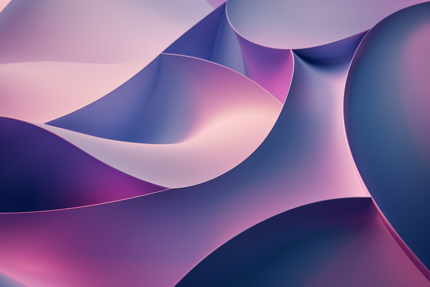 Abstract Purple Waves