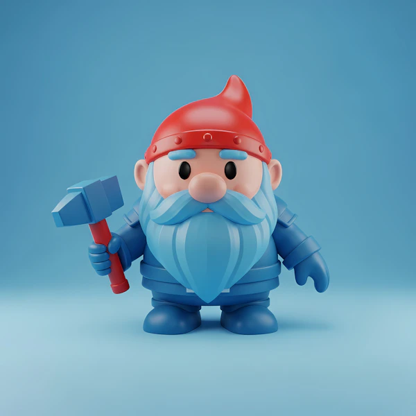Cartoon Gnome Character