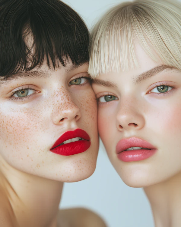 Contrasting Beauty Duo