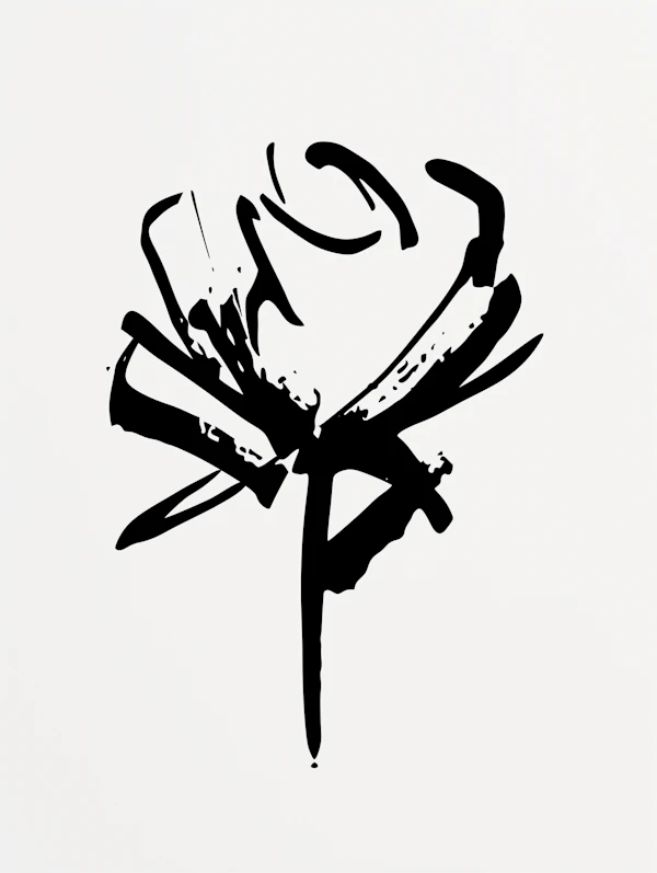 Abstract Flower Art