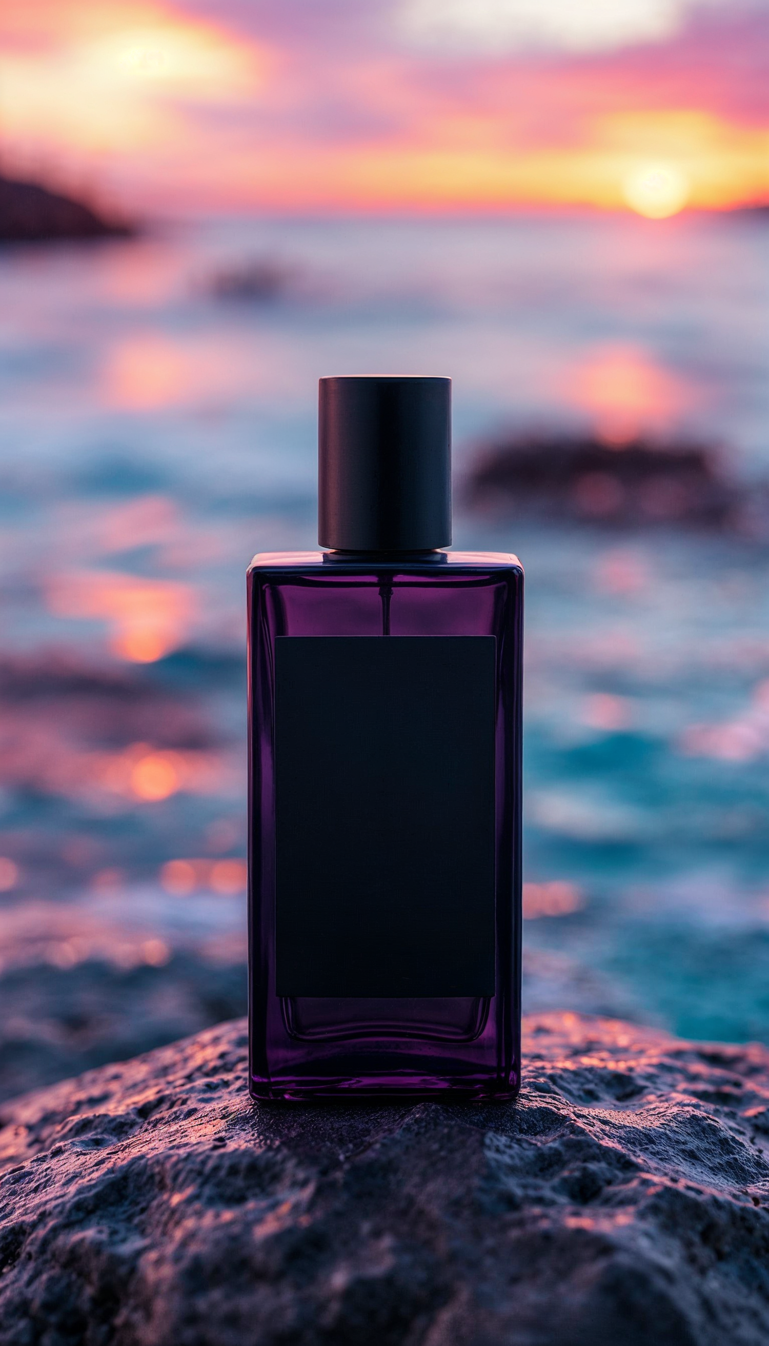 Elegant Perfume at Sunset