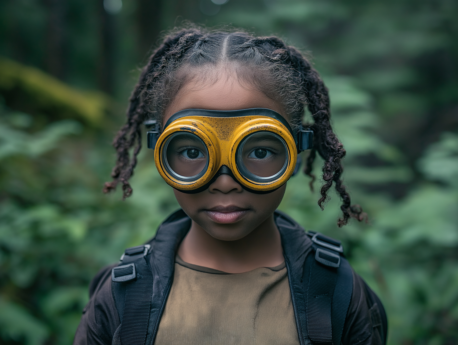 Child with Yellow Goggles