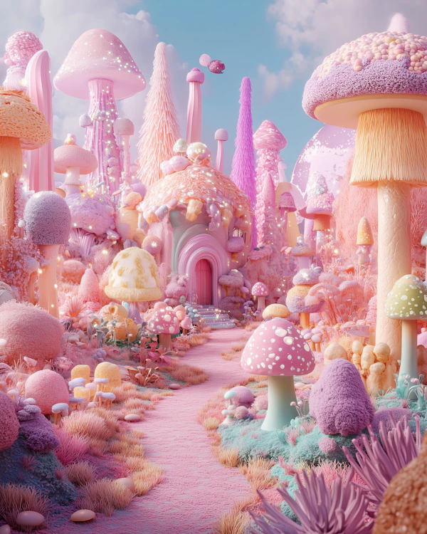 Whimsical Fantasy Scene