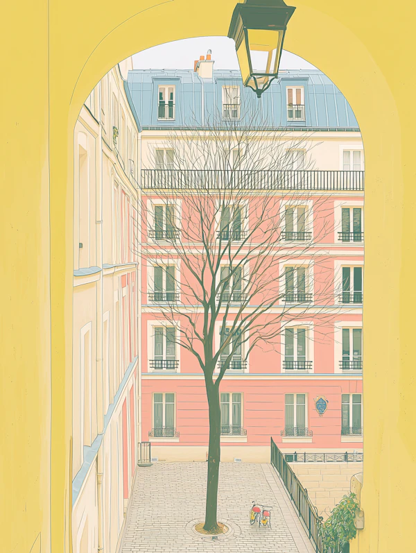 Charming Courtyard Scene