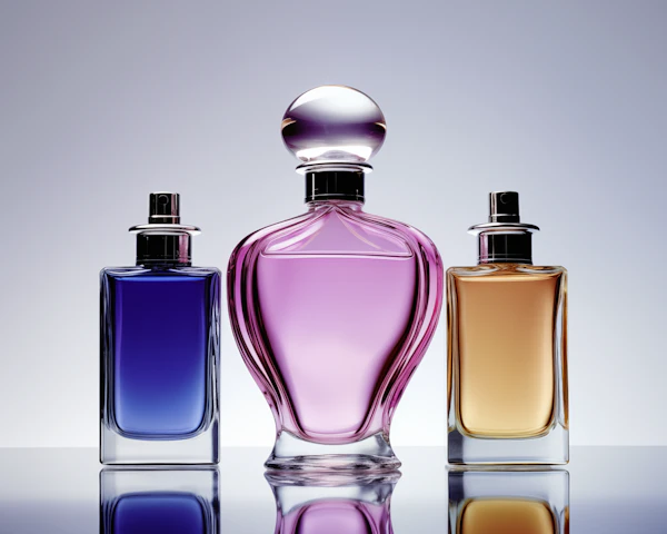 Elegant Perfume Display
