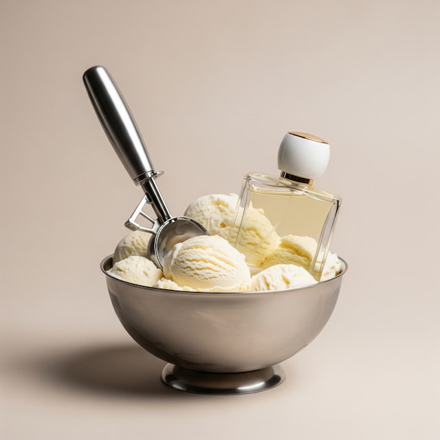 Vanilla Ice Cream Art