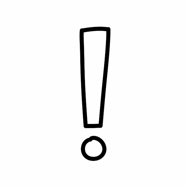 Minimalist Exclamation