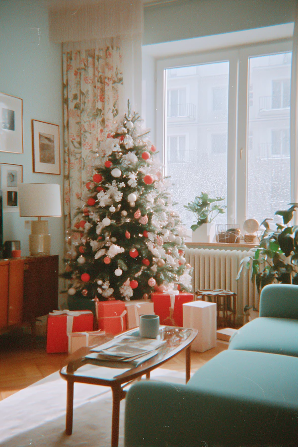 Cozy Christmas Living Room