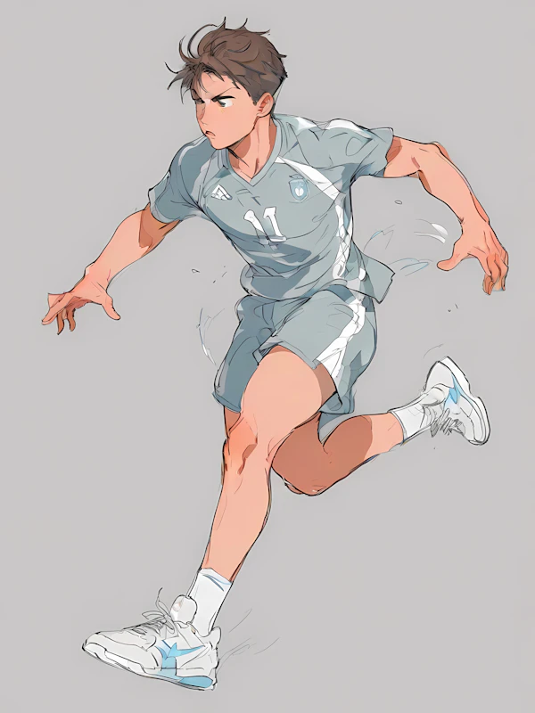 Volleyball Player Action