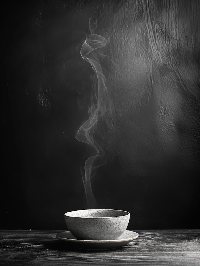 Ethereal Smoke and Ceramic Bowl