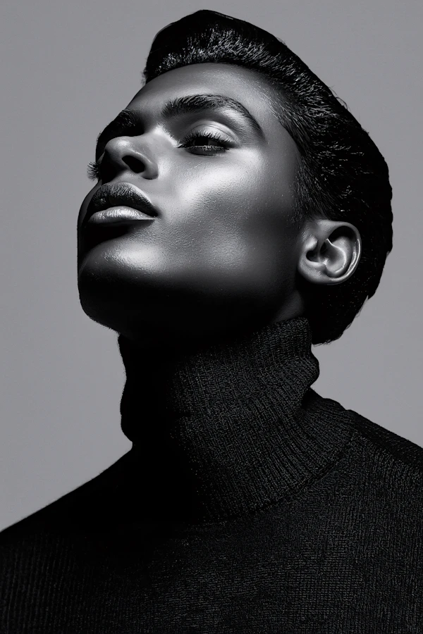 Elegant Monochrome Portrait