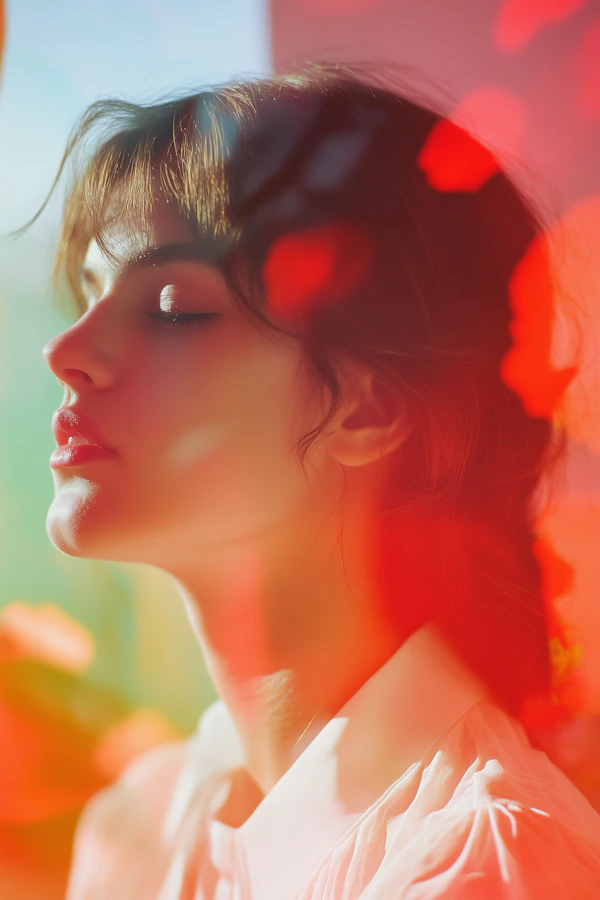 Serene Portrait of a Young Woman