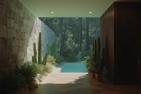 Serene Pool Retreat