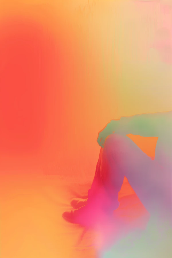 Abstract Warm Silhouette