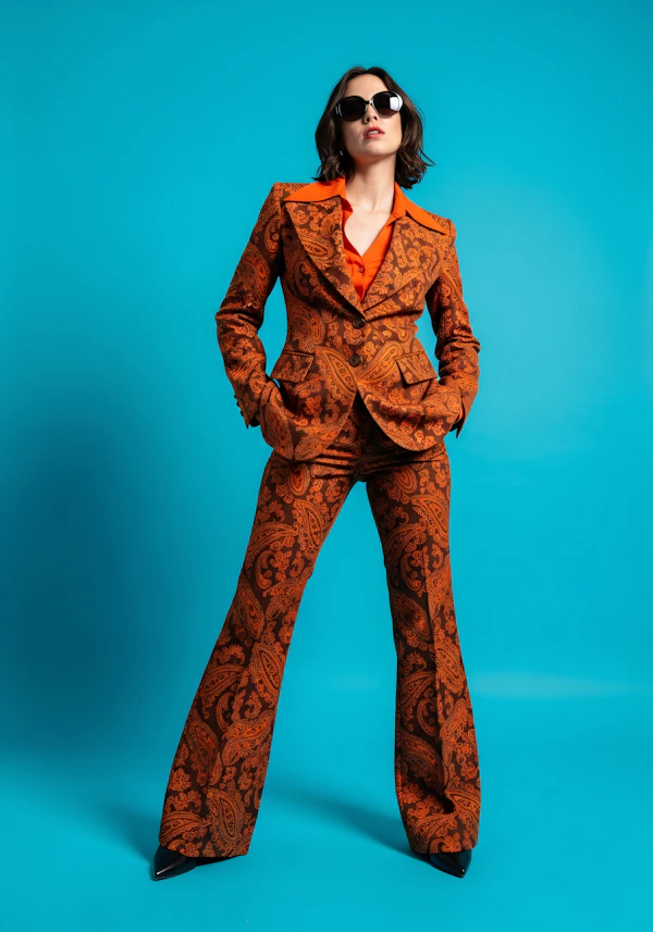 Stylish Orange Attire