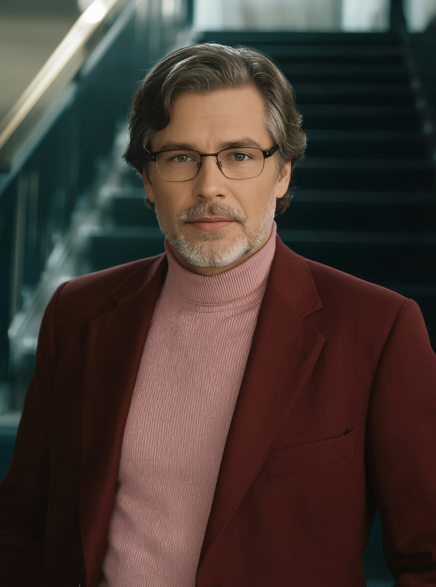 Man in Stylish Attire