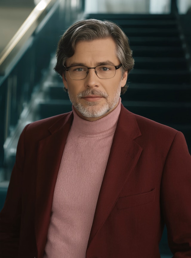 Man in Stylish Attire